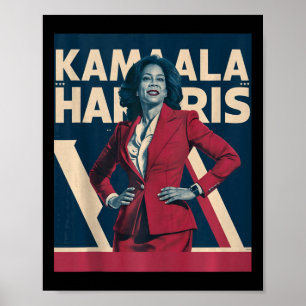 Kamala Harris 2024 - Bly med stark design Poster