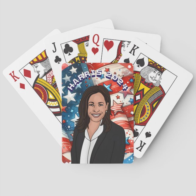 Kamala Harris 2024 Casinokort (Baksidan)