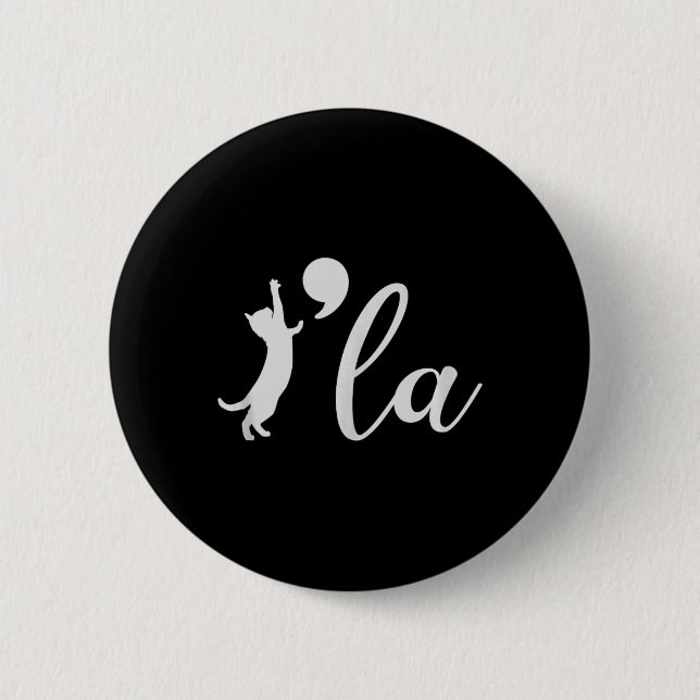 Kamala Harris 2024 Cat Dam President Comma La Roli Knapp (Framsida)