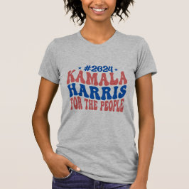 Kamala Harris 2024 - För folket Retro Kampanj T Shirt