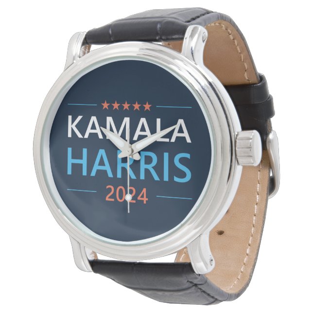 Kamala Harris 2024 för president Armbandsur (Vinklad)