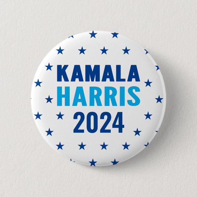 Kamala Harris 2024 för president Button Knapp (Framsida)