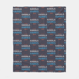 Kamala Harris 2024 för president Fleecefilt