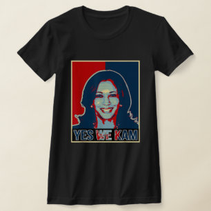 Kamala Harris 2024 För President Ja Vi Kam Madam  T Shirt
