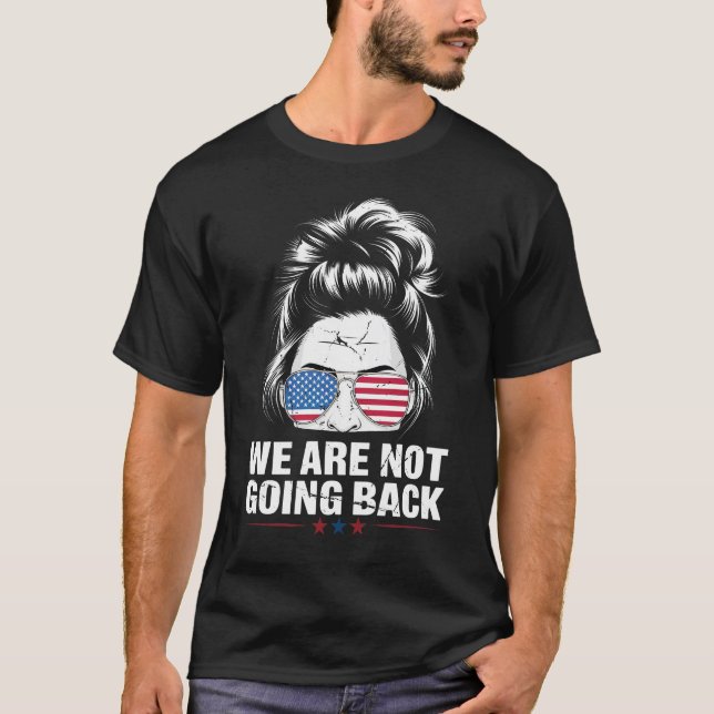 Kamala Harris 2024 För president Kampanj T Shirt (Framsida)