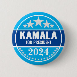 Kamala Harris 2024 för presidentknapp Knapp