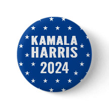 Kamala Harris 2024 för presidentknapp