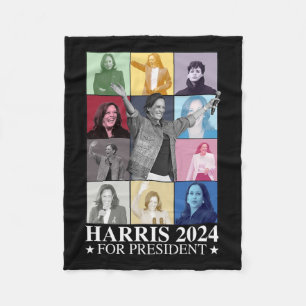 Kamala Harris 2024 Fru talman! Fleecefilt
