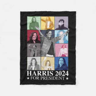 Kamala Harris 2024 Fru talman! Fleecefilt