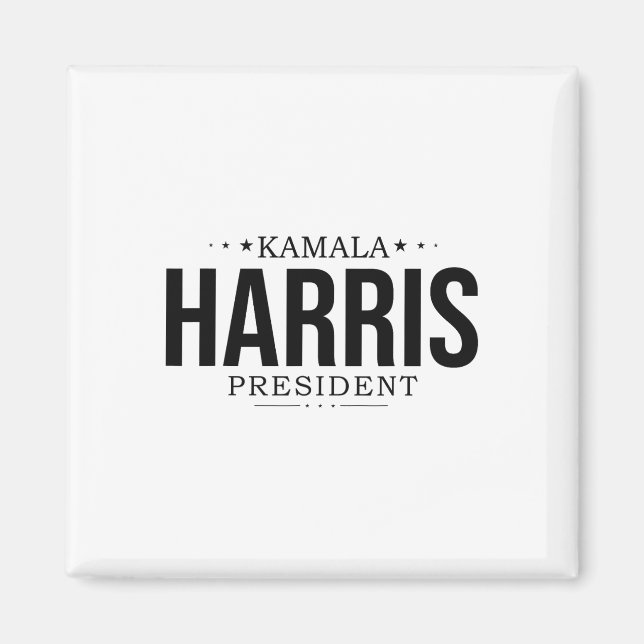 Kamala Harris 2024 Fru talman Kamala 47 Usa E Magnet (Framsidan)