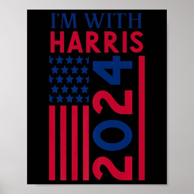Kamala Harris 2024 Fru talman Kamala 47 Usa E Poster (Framsidan)