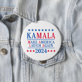 Kamala Harris 2024 Gör Amerika till Laugh igen Knapp