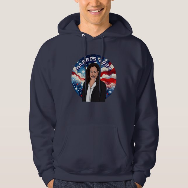 Kamala Harris 2024 Hoodie (Framsida)