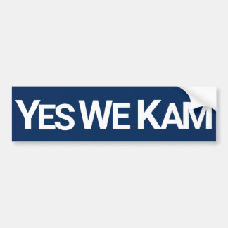 Kamala Harris 2024 JA WE KAM Bildekal