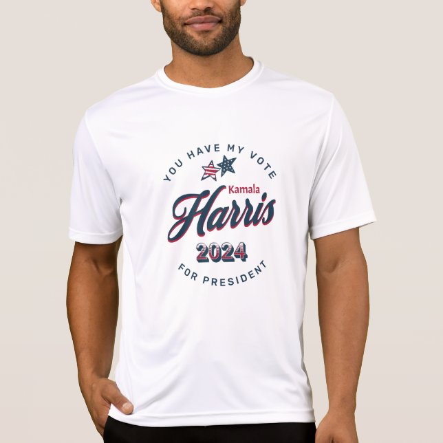 Kamala Harris 2024 | Jag har röstat T Shirt (Framsida)