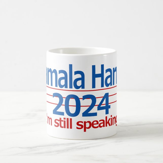 Kamala Harris 2024 Jag talar fortfarande! Kaffemugg (Center)