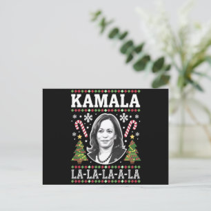 Kamala Harris 2024 Jul Comma La Xmas Helg Vykort