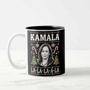 Kamala Harris 2024 jul Komma La Xmas Två-Tonad Mugg