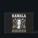Kamala Harris 2024 julkomman La Julafton Julkort<br><div class="desc">Kamala Harris 2024 julkomman La Julafton</div>