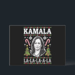 Kamala Harris 2024 julkomman La Julafton Julkort<br><div class="desc">Kamala Harris 2024 julkomman La Julafton</div>