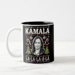 Kamala Harris 2024 julkomman La Julafton Två-Tonad Mugg<br><div class="desc">Kamala Harris 2024 julkomman La Julafton</div>