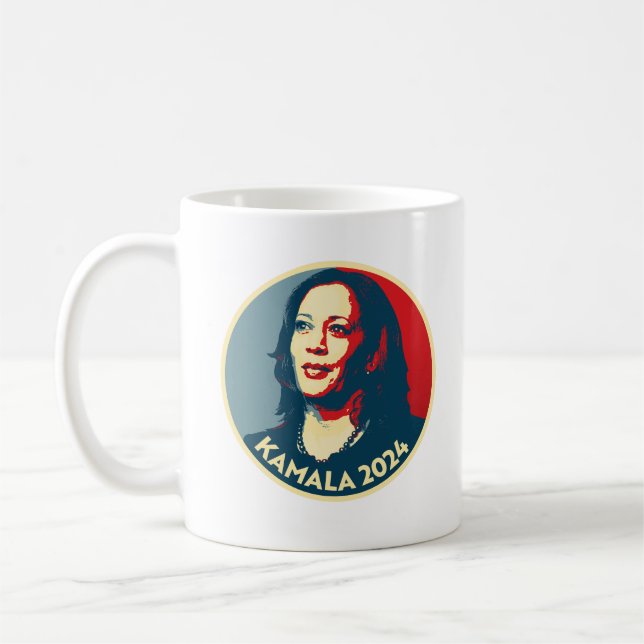 Kamala Harris 2024 Kaffemugg (Vänster)