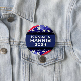 Kamala HARRIS 2024 Kampanj Button Knapp