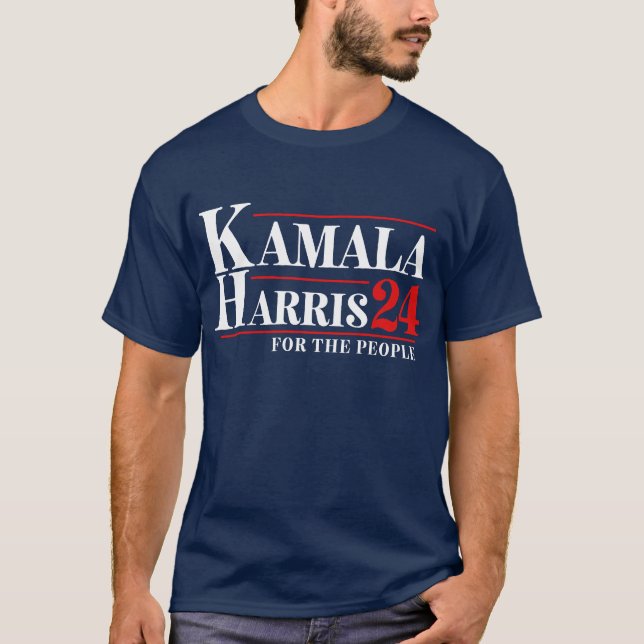 Kamala Harris 2024 Kampanj T Shirt (Framsida)