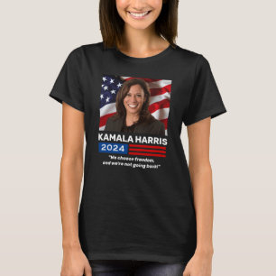 Kamala Harris 2024 Kampanj Välj Frihet T Shirt