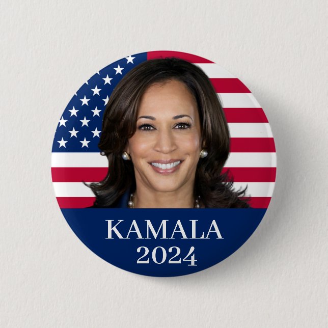 Kamala Harris 2024 Knapp (Framsida)