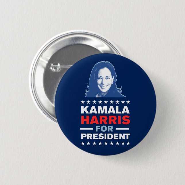 Kamala Harris 2024 Knapp (Framsida & baksida)