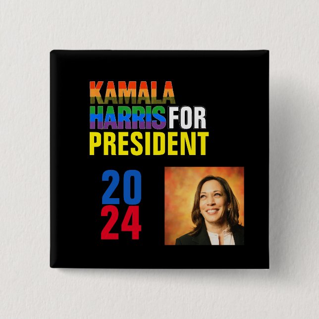 Kamala Harris 2024 Knapp (Framsida)