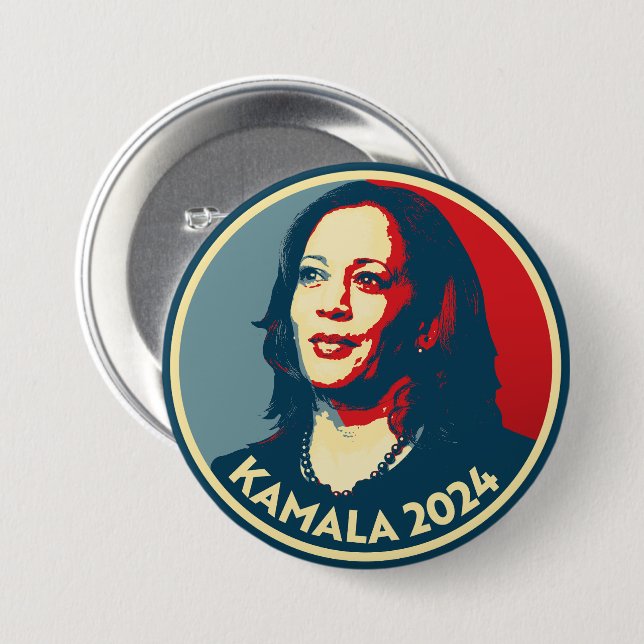 Kamala Harris 2024 Knapp (Framsida & baksida)