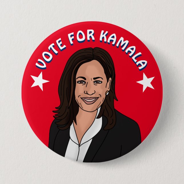 Kamala Harris 2024 Knapp (Framsida)