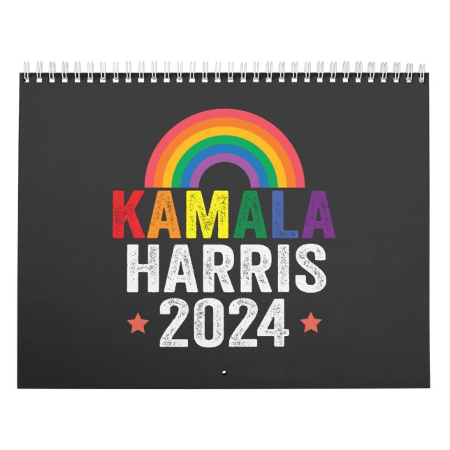 Kamala Harris 2024 Lgbtq Valtalman Kalender (Omslag)