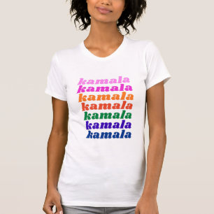 Kamala Harris 2024 Ljusfärgad typografi T Shirt
