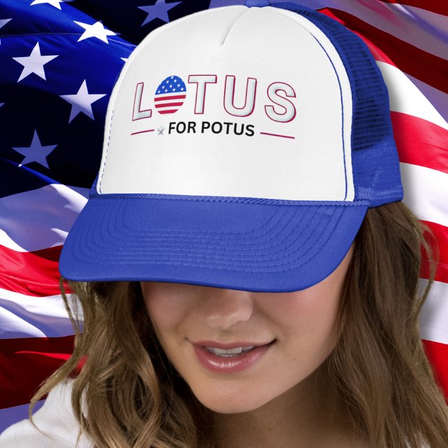 Kamala Harris 2024 Lotus for Potus Keps (Skapare uppladdad)