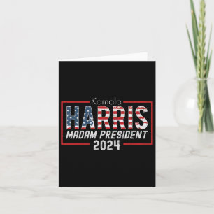 Kamala Harris 2024 Madame President val kostym Kort