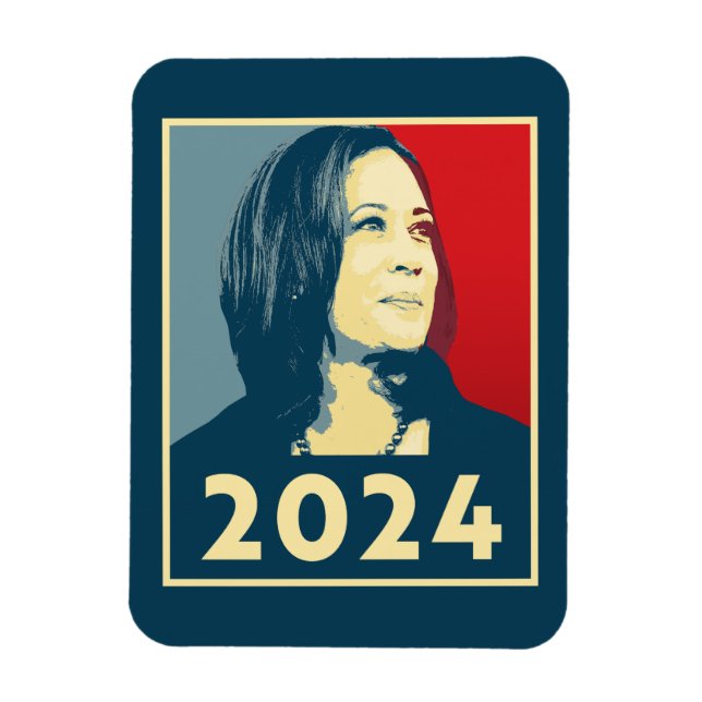Kamala Harris 2024 Magnet (Vertikal)