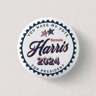 Kamala Harris 2024 Min röst är liten Knapp