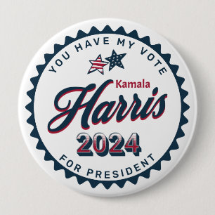 Kamala Harris 2024 Min röstlängd är stor Knapp