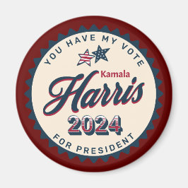 Kamala Harris 2024 | Min röstlängd är stor Magnet