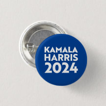 Kamala Harris 2024, modern typografi, vit blått