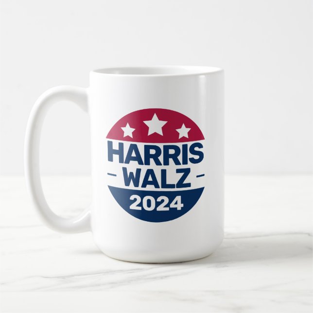 Kamala Harris 2024 OCH President Valcamp Kaffemugg (Vänster)
