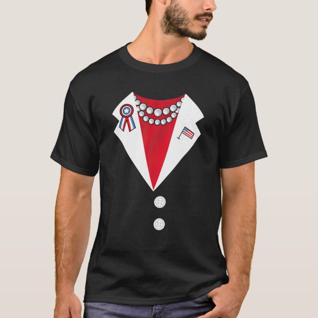 Kamala Harris 2024 Pantdräkt Costume Election Funn T Shirt (Framsida)