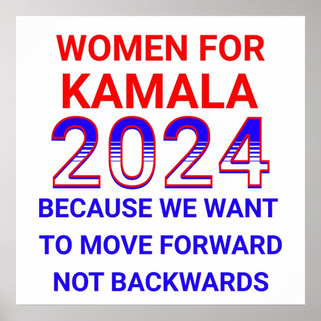 Kamala Harris 2024 Poster (Framsidan)