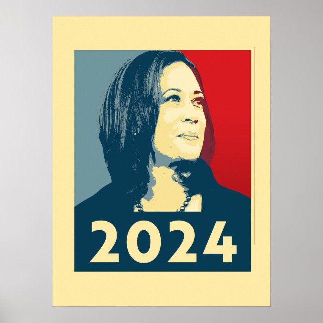 Kamala Harris 2024 Poster (Framsidan)