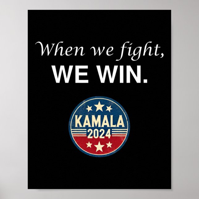 Kamala Harris 2024 Poster (Framsidan)