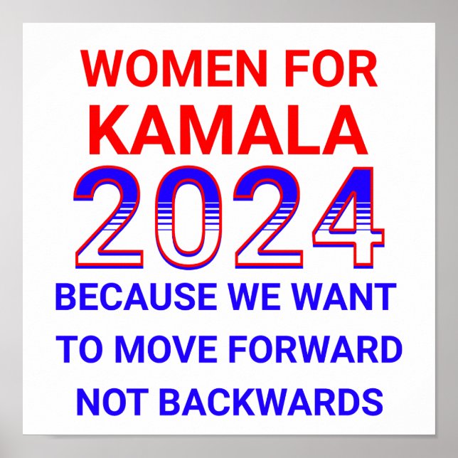 Kamala Harris 2024 Poster (Framsidan)