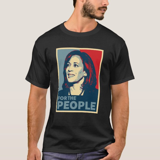 Kamala Harris 2024: Poster T Shirt (Framsida)